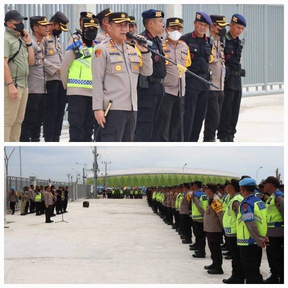 Polresta Deli Serdang dan Instansi Lainnya Laksanakan Apel Persiapan Pengamanan Closing Ceremony PON XXI Tahun 2024 Aceh-Sumut