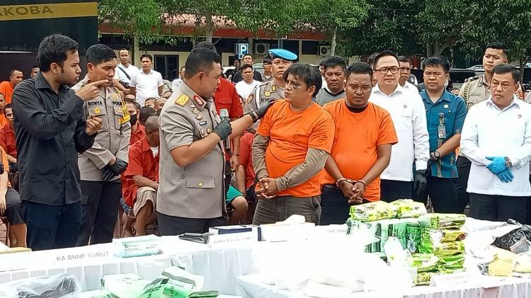 Polda Sumut Tembak 2 Jaringan 20 Kg Sabu