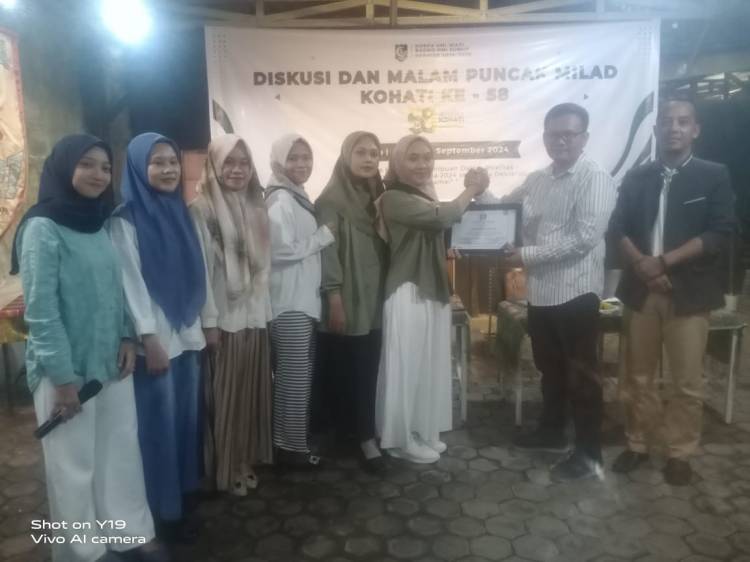 Malam Puncak Milad Kohati ke 58,  Diskusi  Kedudukan Perempuan di Bidang Politik