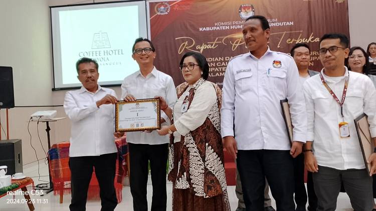 4 Paslon Pilkada Humbahas Sudah Dapat Nomor, Birma Sinaga No Urut 1