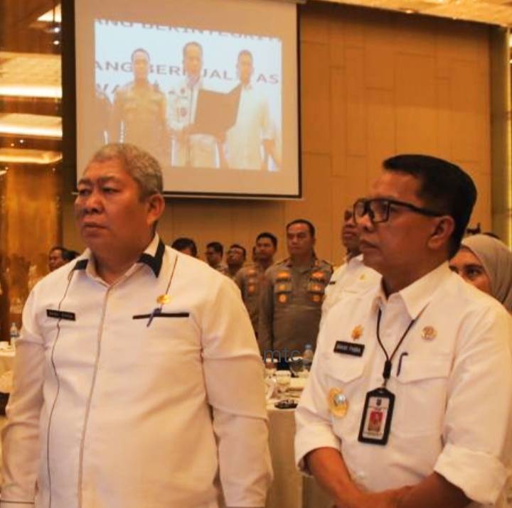 Sekdakab Asahan Menghadiri Deklarasi  Pilkada Damai Sumatera Utara