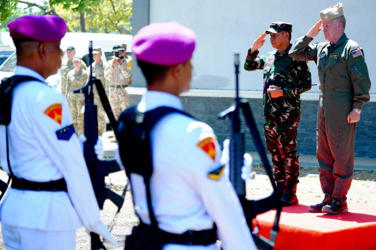 Panglima TNI Tinjau Join Strike Latgabma Super Garuda Shield 2024