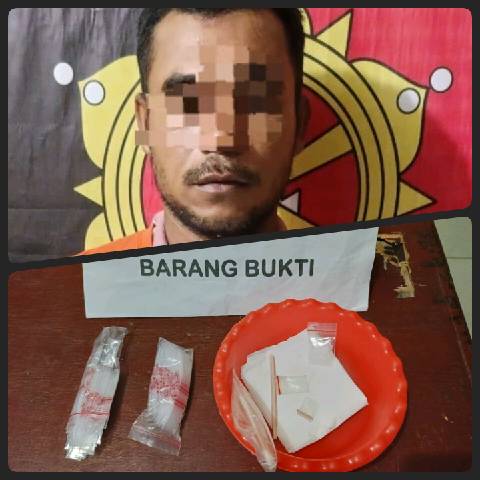 Bertransaksi Narkoba Jenis Sabu, Petani Dari Sei Siartik Panai Tengah ini Ditangkap Polisi