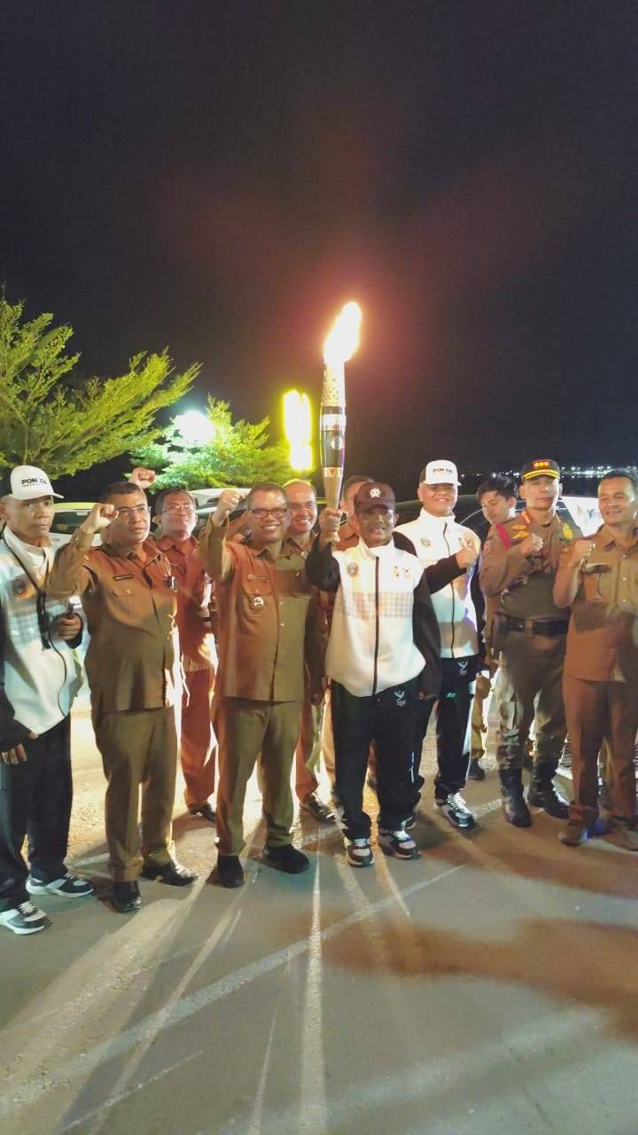Obor Api PON XXI Tahun 2024 Tiba di Toba
