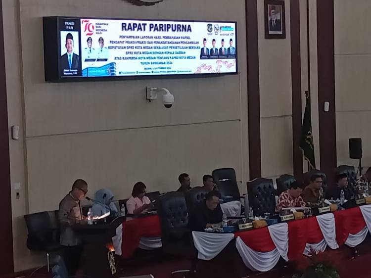 Pandangan Umum Fraksi Golkar DPRD Kota Medan