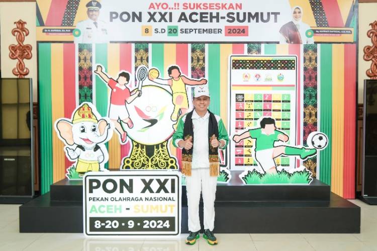 Pj Gubernur Sumut Agus Fatoni Hadiri Pembukaan PON XXI Aceh-Sumut 2024, Harap para Atlet Raih Kesuksesan