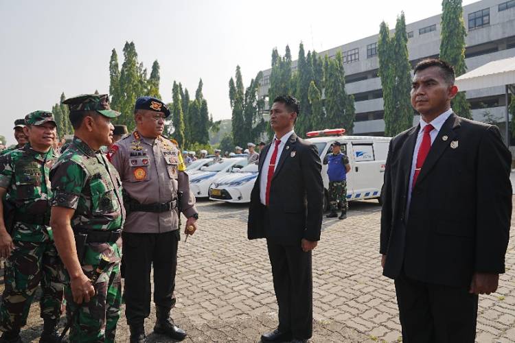 TNI-POLRI Laksanakan Apel Gelar Pasukan Gabungan Dalam Rangka ISF 2024 dan Operasi Tribrata Jaya