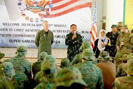 Momen Kedekatan Panglima TNI Bersama Pasukan Multi Nasional