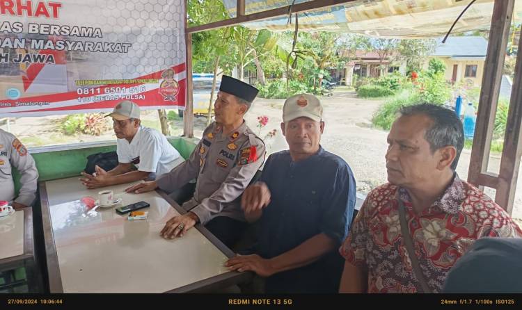 Polsek Tanah Jawa Gelar Kegiatan Jumat Curhat
