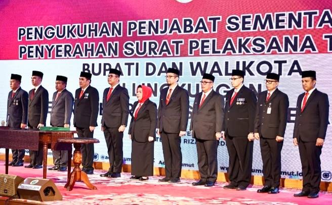 Assisten Pemerintahan Dan Kesra Setda  Propinsi Sumatera Utara  Rangkap Jabatan Pjs.Bupati Asahan