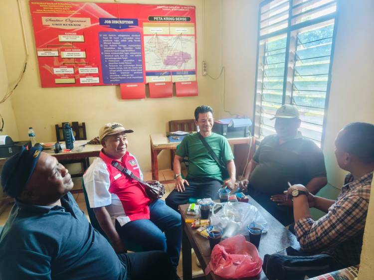 Polsek Linggabayu Menyapa, Silaturrahmi dengan rekan Pers