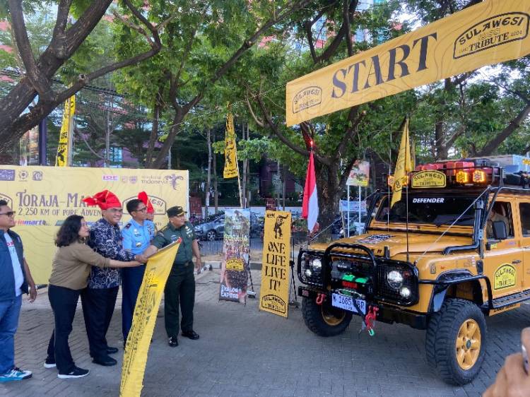 Danlanud Sultan Hasanuddin  Melepas Konvoi Sulawesi Tribute 2024