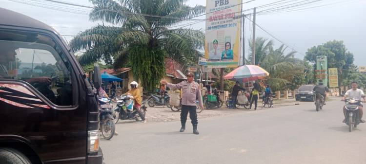 Polsek Serbalawan Gelar Patroli dan Pengamanan Akhir Pekan,