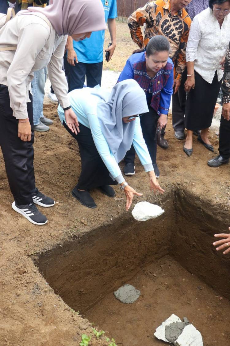 Pembangunan Gedung GBI NCC, Wali Kota Siantar Letakkan Batu Pertama