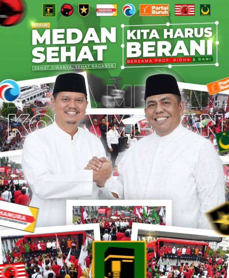 Abdul Rani Maju Dampingi Prof Ridha jadi Calon Wakil Wali Kota Medan karena Qodratullah