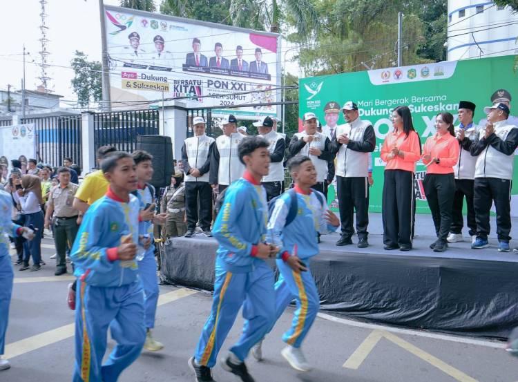 Terima Api PON XXI, Bobby Nasution Ajak Warga dan Jajaran Pemko Medan Jadi Tuan Rumah yang Baik