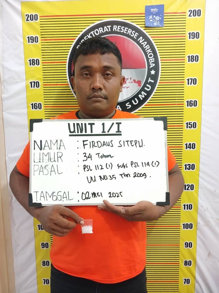 Miliki Narkoba, FS Segera Disidang PN Lubukpakam