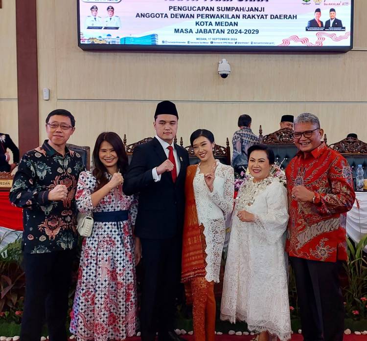 Caleg PDIP Dapil 1 Peroleh 2 Kursi di DPRD Medan, Lily MBA Dapat Kursi ke 7