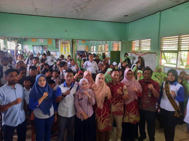 DPW Garnizun Sultra Bersama  BNN Provinsi Sosialisasi Narkoba di SDN 34 Kendari