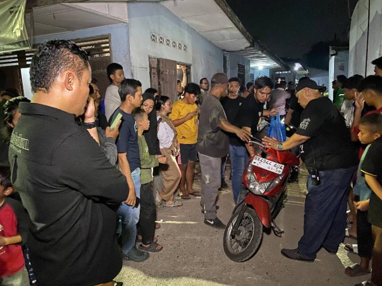 Polrestabes Medan Gerebek Markas Geng Motor