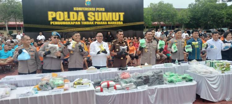 Kapolda Sumut Berlakukan Tindakan Tegas kepada Pelaku Narkoba, 1 Kasus Diproses TPPU
