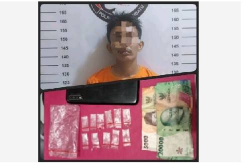 Bertransaksi Sabu Berjarak Ratusan Meter Dari Mapolres Labuhanbatu, Pelaku Ditangkap Tim Opsnal Sat Res Narkoba