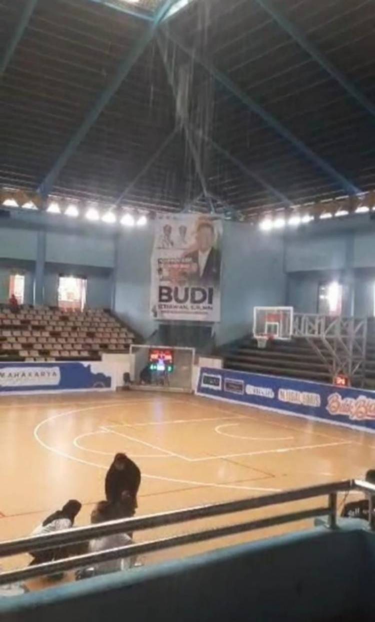 Atap GOR di Medan Bocor, Ini Kata Kadis Kominfo Sumut Terkait Pernyataan Ketum PASU