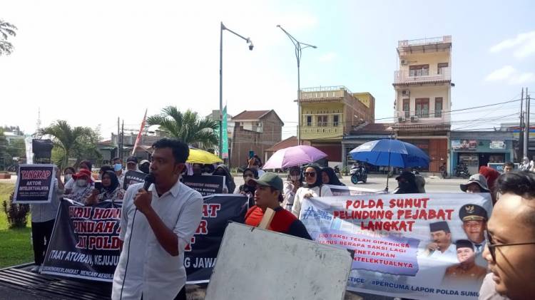 Aksi Keenam di Mapoldasu, Guru Honor Minta Dugaan Suap Seleksi PPPK Diusut Tuntas