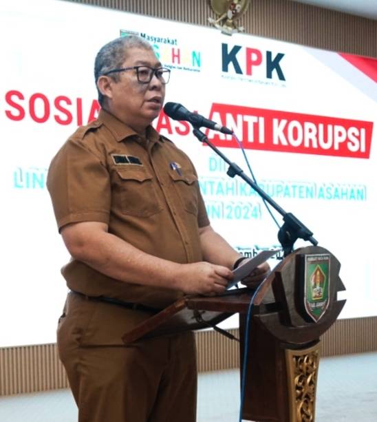 Sosialisasi Anti Korupsi Dilingkup Kabupaten Asahan Digelar