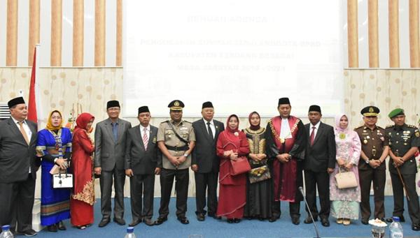 45 Anggota DPRD Sergai Periode 2019-2024 Dilantik