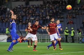 Skor Kaca Mata Akhiri Laga Sampdoria vs AS Roma