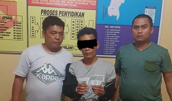 Polsek Aek Natas Ringkus Diduga Bandar Sabu 