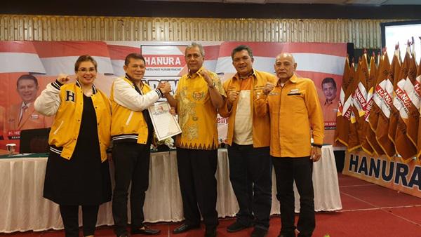Gelar Rapimda, DPD Hanura Sumut Solid Dukung OSO 