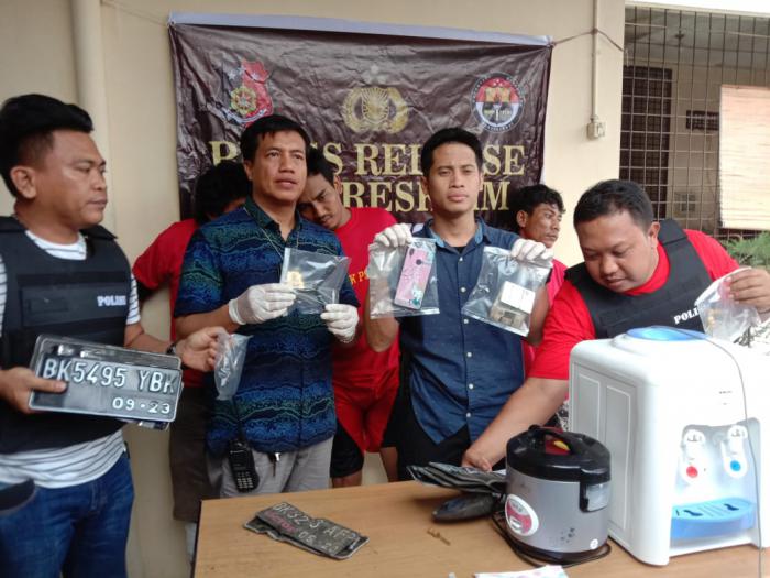 Komplotan Curanmor, Dua Diantaranya Resedivis Terkapar di Terjang Timah Panas