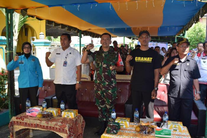 Dandim 0207/Simalungun Hadiri Acara Kelurahan Bersih Narkoba (Bersinar) di Kelurahan Perdagangan