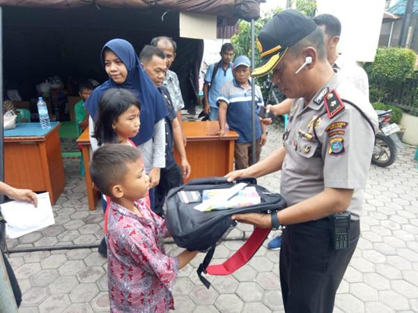 Kerap Beri Bantuan, Korban Kebakaran Jalan Sentosa Lama Apresiasi Polsek Medan Timur