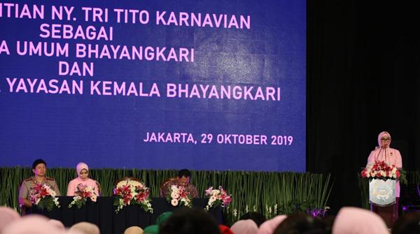 Tri Tito Karnavian Pamit Dari Organisasi Bhayangkari