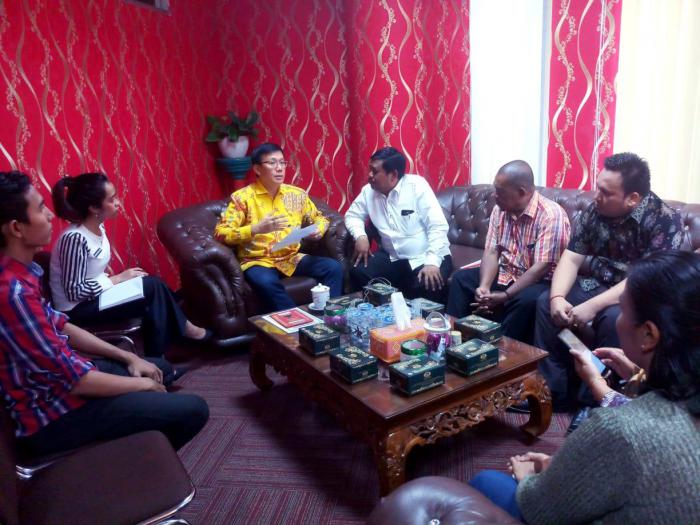 Ketua DPRD Medan Terima Audensi Organisasi Pemuda Marga Silima