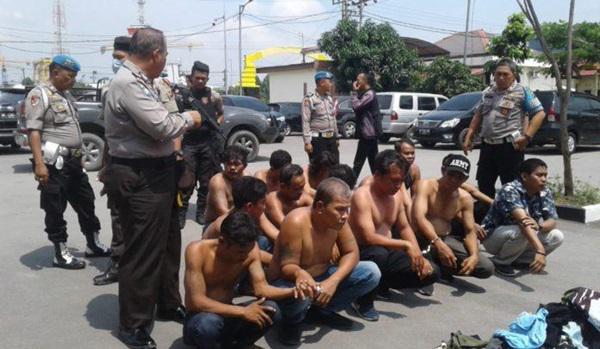 Bentrok OKP di KIM 1 Medan, Polisi Amankan 13 Pria 