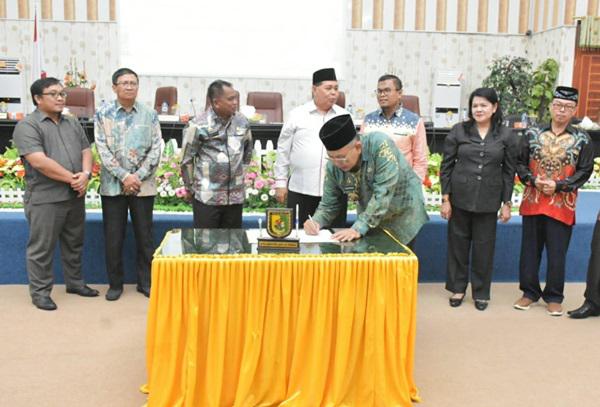 DPRD Sahkan APBD Sergai TA 2020 