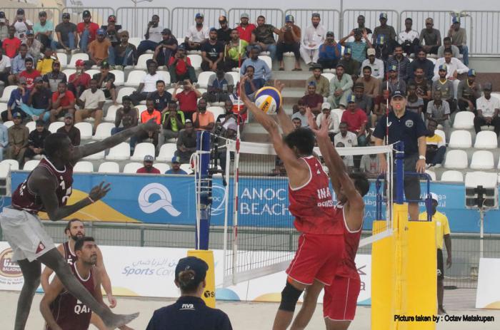 Tim Voli Pantai Indonesia Hadapi Australia di Babak Kedua  