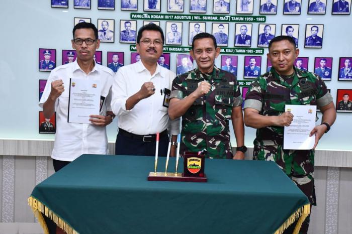 Pangdam I/BB Terima Kunjungan Kerja Sama Kepala BBPJN II Medan 