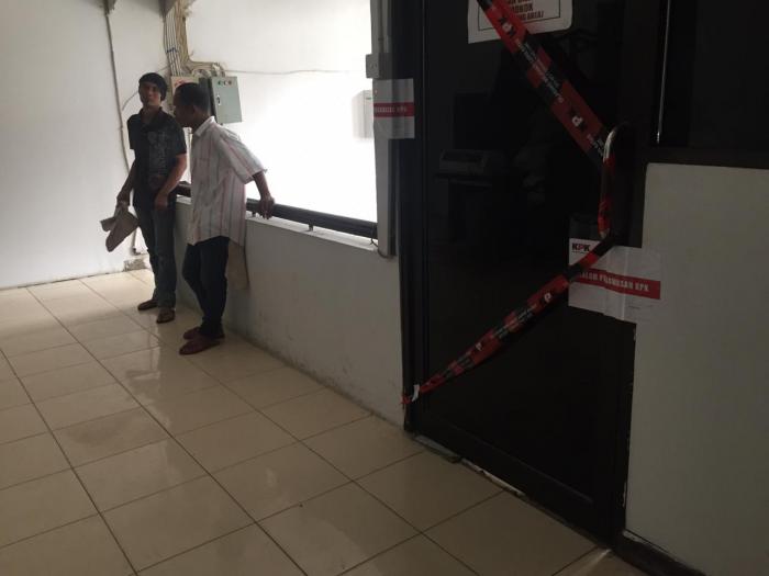 Pasca OTT KPK, Tiga Ruangan di Dinas PU Medan Disegel