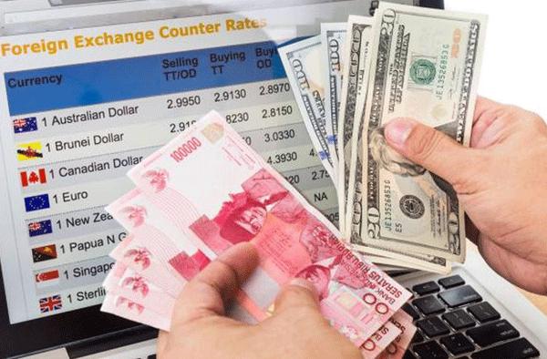 Nilai tukar Rupiah terhadap dolar Amerika Serikat , Menguat Sore Ini