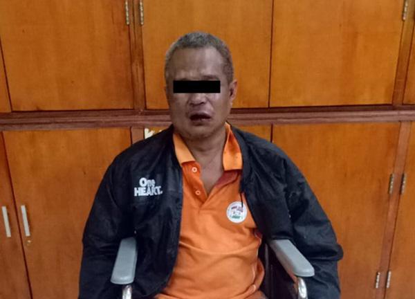 Kabur Usai Tebas Kuping Petugas, Pelaku Cabul Dilumpuhkan Polisi