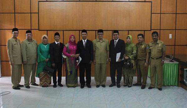Timbas Lantik 3 pejabat Perusahaan Daerah Pembangunan Kota Binjai