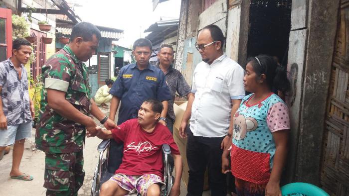 Karang Taruna Belawan dan Koramil 09/MB Peduli Masyarakat Miskin