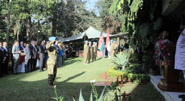 21 Prajurit Satgas Konga XXXIX-A RDB Tampilkan Seni Budaya di Nairobi Kenya