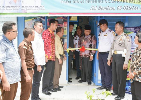 Pemkab Sergai Launching Pelayanan Pengujian Kendaraan Bermotor Booking Service