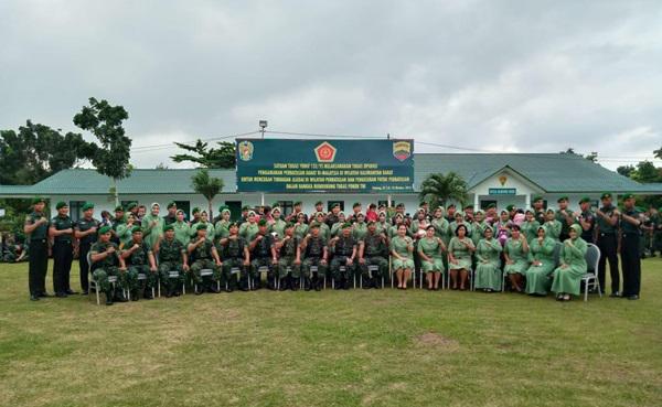 Danyonif 133/YS Pimpin Upacara Korps Kenaikan Pangkat dan Pindah Satuan